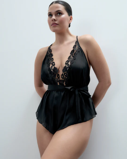 Marian Chiffon Embroidered Teddy – view 4 of 4