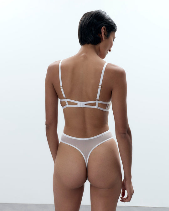 Marisa Embroidered Sheer Bodysuit – view 3 of 3