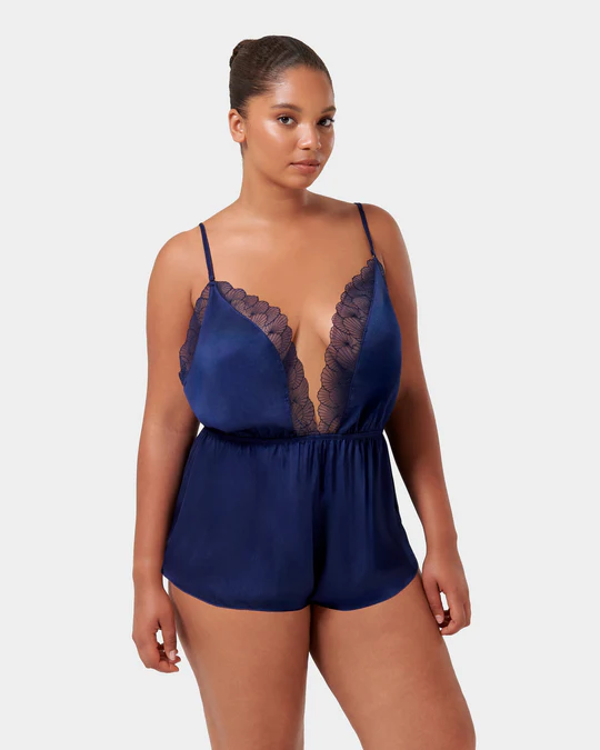 Vermont Luxury Satin Teddy Ice Water Blue – view 4 of 5